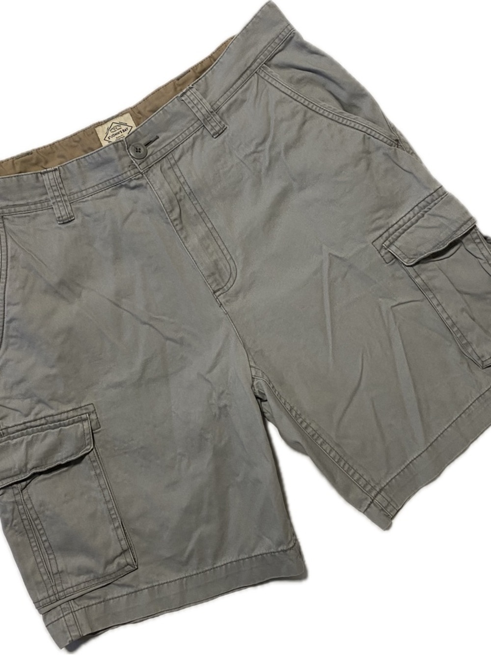 St. John's Bay Men's Olive/Gray Cargo Shorts